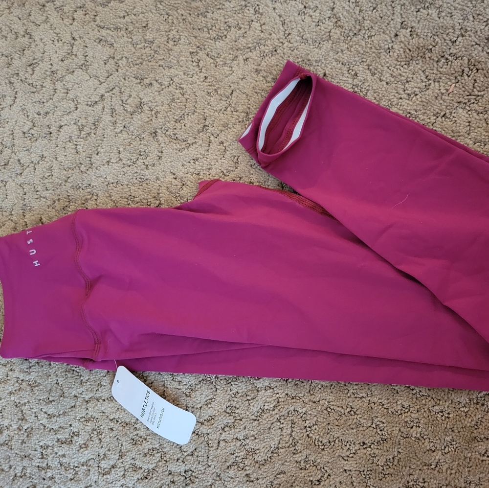 Hustletics pink leggings